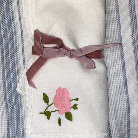 x4 LoveShackFancy Table Linen Napkins / Placemats NWOT - Picture 3 of 3